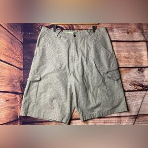 Nike Air Jordan Cargo Shorts Mens 36 Gray Polka Dot Drawstring Jumpman Shorts